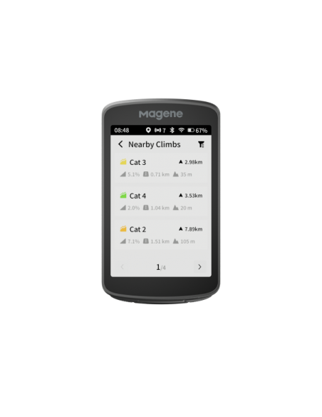 Magene C706 Ciclocomputer GPS Touchscreen 3.3" con Navigazione Offline
