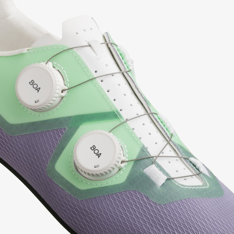 FIZIK Scarpe per bici da corsa FIZIK TEMPO LYRA carbon LAVANDER-MINT GREEN