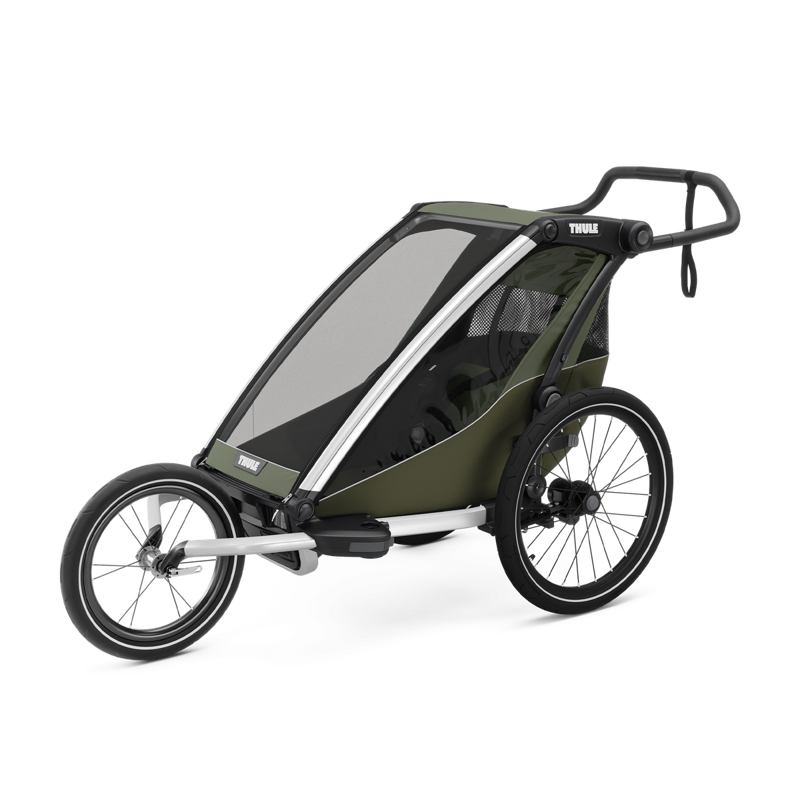 Thule Carrellino rimorchio bici per bambino THULE Chariot Lite single vintage green