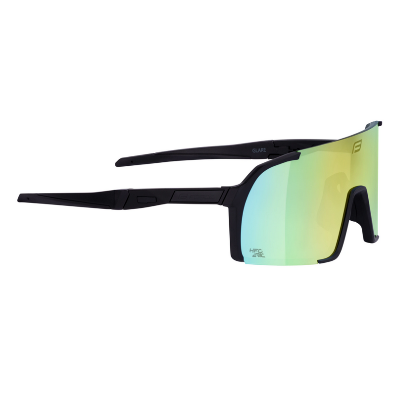 Force Occhiali per bici ciclismo FORCE GLARE nero lenti gialle