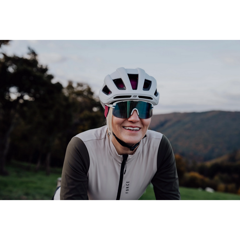 Force Casco bici da strada road FORCE ALVARO white