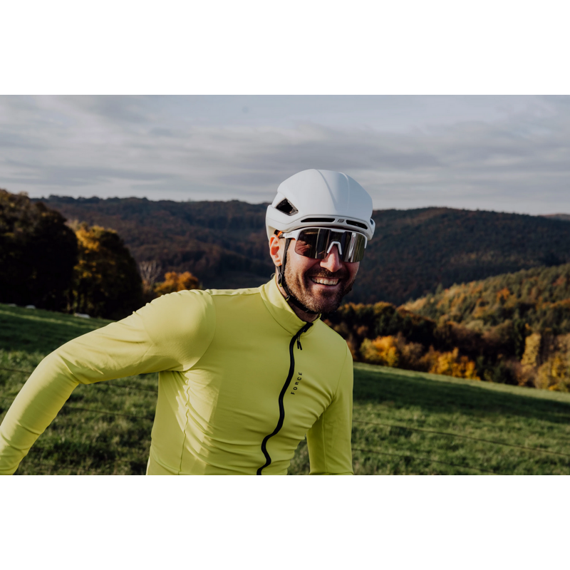 Force Casco bici da strada road FORCE ALVARO AERO white