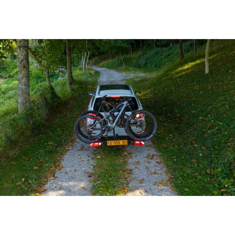 MENABO' Portabici da Gancio Traino Menabo Orbit 3 LED Richiudibile 3 Bici 70kg