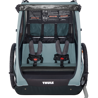 Thule Carrellino rimorchio bici per bambino THULE Coaster XT bike trailer+Stroll- light blue