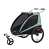 Thule Carrellino rimorchio bici per bambino THULE Coaster XT bike trailer+Stroll- light blue
