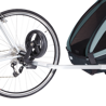 Thule Carrellino rimorchio bici per bambino THULE Coaster XT bike trailer+Stroll- light blue