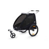 Thule Carrellino rimorchio bici per bambino THULE Coaster XT bike trailer+Stroll- light blue