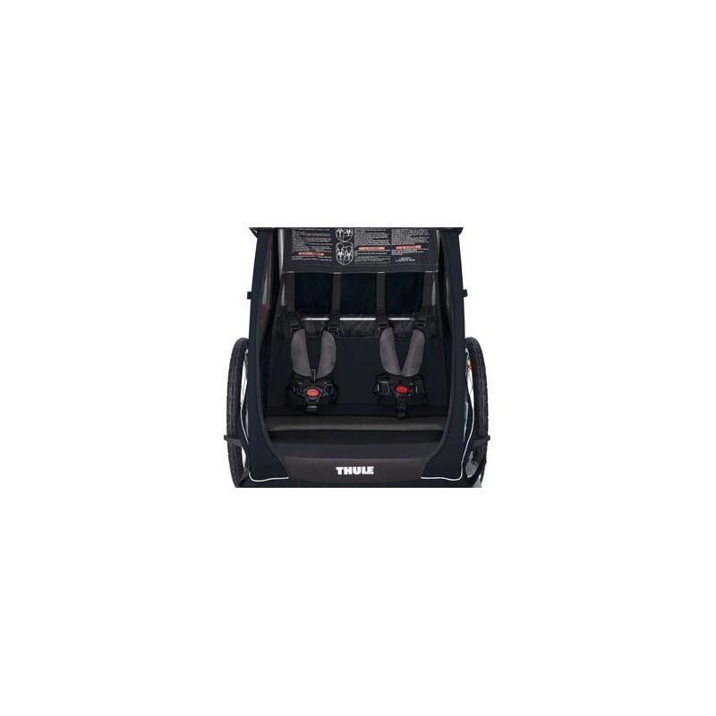 Thule Carrellino rimorchio bici per bambino THULE Coaster XT bike trailer+Stroll- light blue