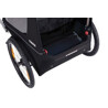 Thule Carrellino rimorchio bici per bambino THULE Coaster XT bike trailer+Stroll- black
