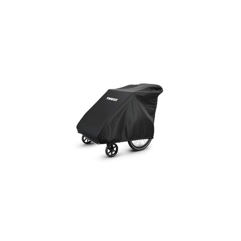 Thule Carrellino rimorchio bici per bambino THULE Coaster XT bike trailer+Stroll- black