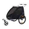 Thule Carrellino rimorchio bici per bambino THULE Coaster XT bike trailer+Stroll- black