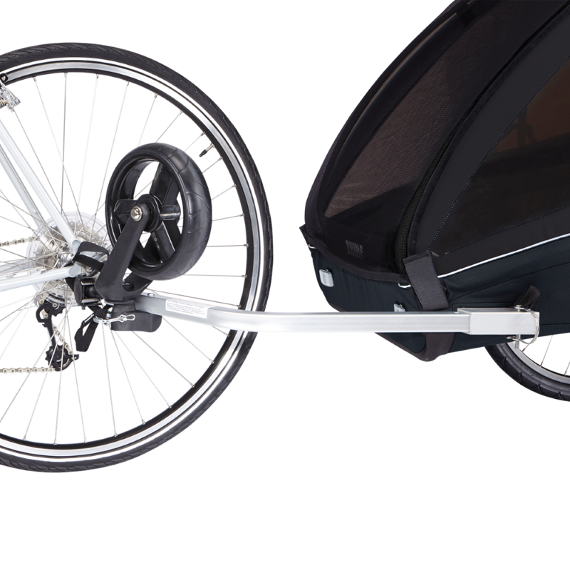 Thule Carrellino rimorchio bici per bambino THULE Coaster XT bike trailer+Stroll- black