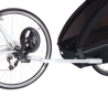 Thule Carrellino rimorchio bici per bambino THULE Coaster XT bike trailer+Stroll- black