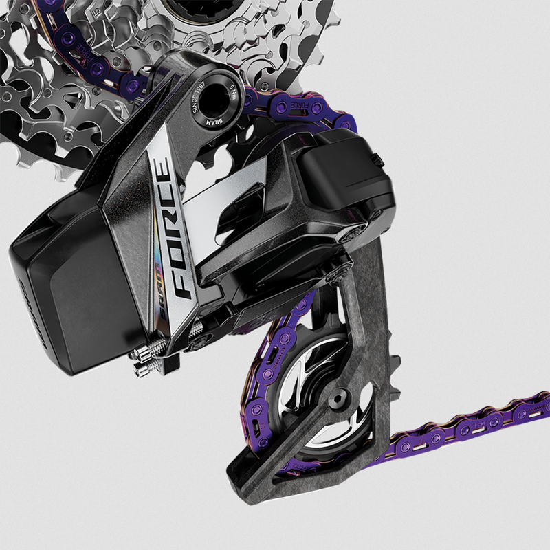 SRAM Catena Sram PC FORCE E1 12-13v Flattop 114 maglie PowerLock VIOLA