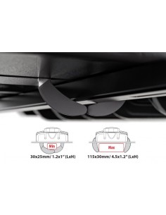 Kit Optional Crab Menabo 2025 Montaggio Esterno Barre da Tetto 2