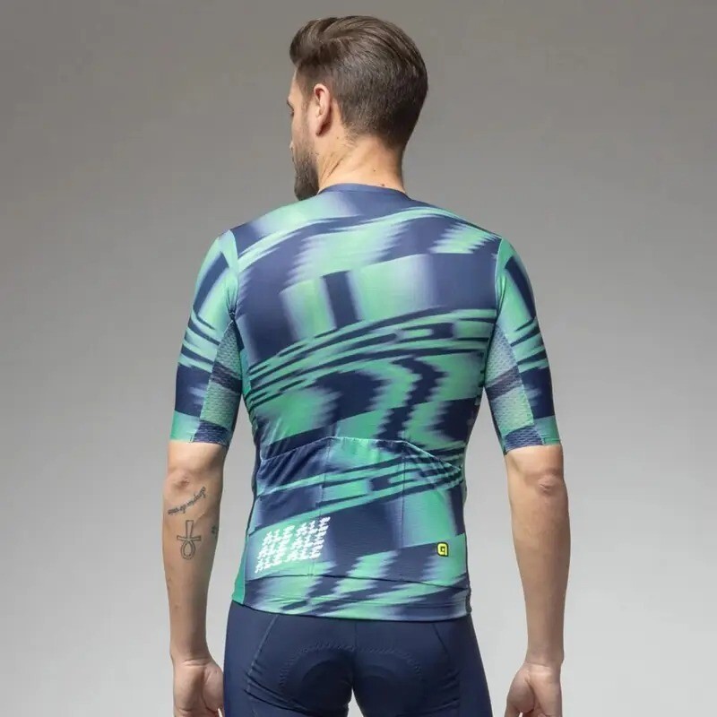 ALE' Maglia Ciclismo Estiva Alé PR-E Techno Verde Caraibi - Traspirante