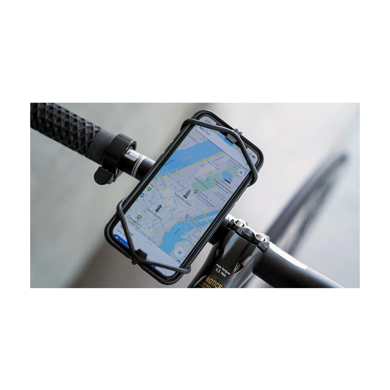 ULAC ULAC Supporto smartphone Spyder Z PRO per manubrio in silicone nero - black