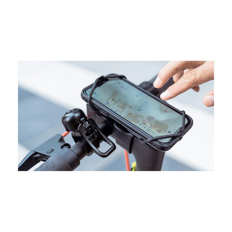 ULAC ULAC Supporto smartphone Spyder Team PRO per attacco manubrio in silicone nero - black