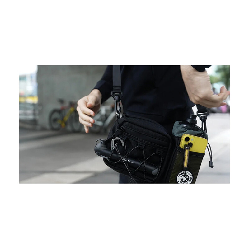 ULAC ULAC Borsello doppio al manubrio Krosstrek (3,3 L) nero - black