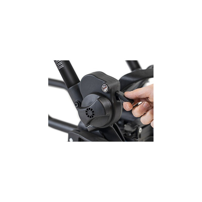 MENABO' Portabici da Tetto E-Bike Menabò Clover DX Black Antifurto