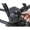 MENABO' Portabici da Tetto E-Bike Menabò Clover DX Black Antifurto