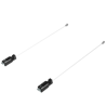 PERUZZO Kit Cavi Inclinazione Peruzzo 542 per Portabici 708/4 e 713/3E (2 Pezzi)