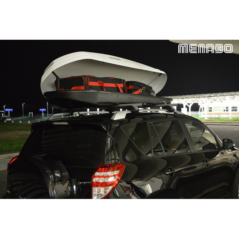 MENABO' Baule da tetto MENABO' Diamond 450 litri duo bianco