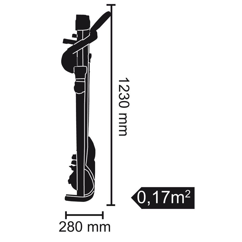 Tapis roulant Everfit TFK-SLIM MAG magnetico pieghevole